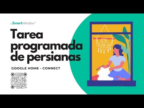 Miniatura del videotutorial: Google Home — Subir las persianas a las 8:00